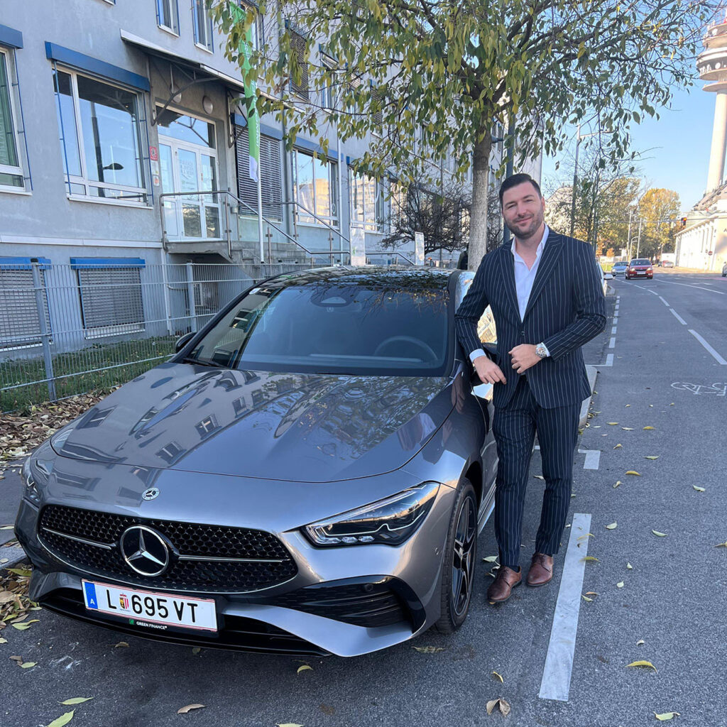 Thomas Hauer with his Dream Car