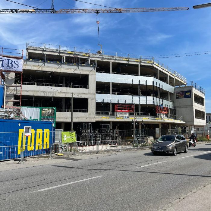 Green Finance Business Center Linz Baustelle