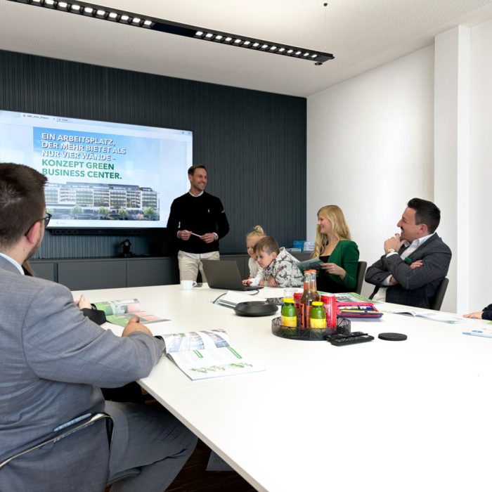 Business partner of her family at lecture