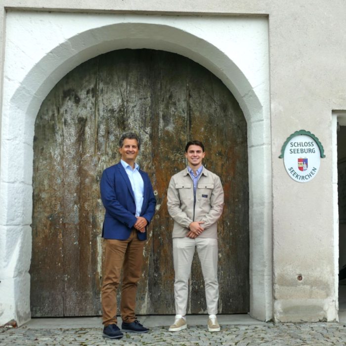 Danijel Peric beim Schloss Seeburg